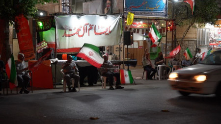 جشن میلاد در کوچه‌های شیراز