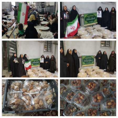پویش پخت نان برای جبهه مقاومت در جهرم